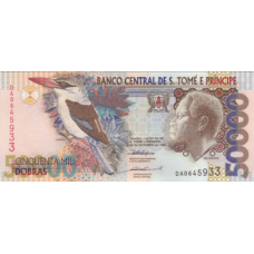(475) Sao Tome e Principe P68e - 50.000 Dobras Year 1996